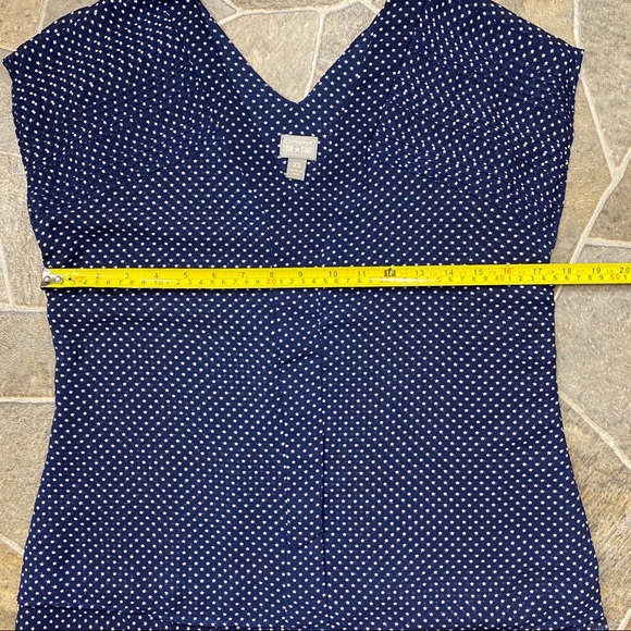 Converse One Star Navy Blue & White Star Blouse - Picture 6 of 9